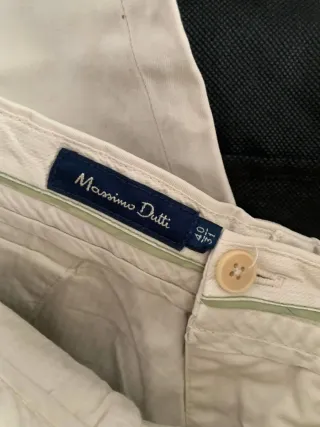Pantalón chino hombre beige