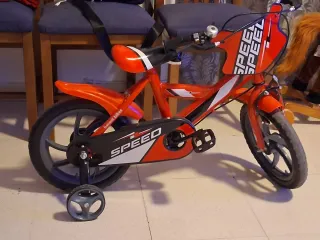 Bicicleta infantil roja SPEED