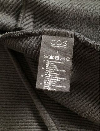 Chaqueta COS Negra Talla S