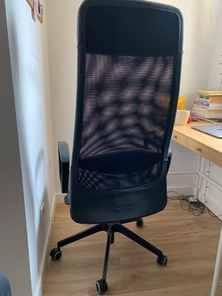 Silla de oficina IKEA negra
