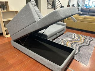 Sofá Rinconera Cama Chaise Longue y Arcón