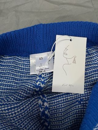 Coordinato blu e bianco