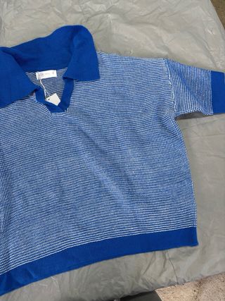 Coordinato blu e bianco