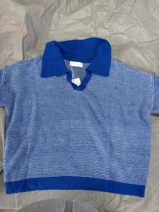 Coordinato blu e bianco