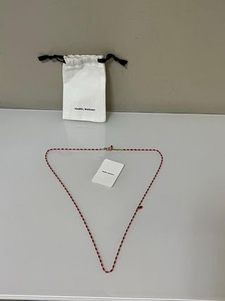 Collana Isabel Marant oro e rosso