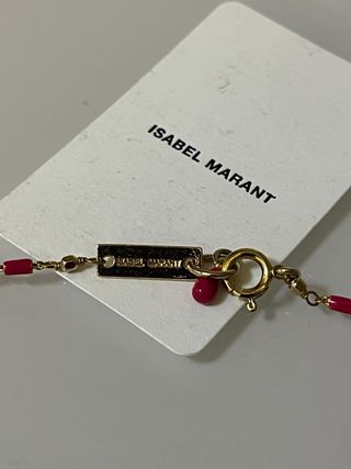 Collana Isabel Marant oro e rosso