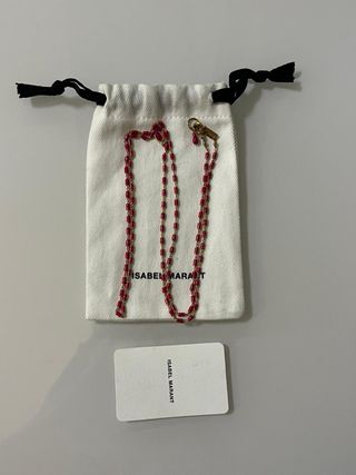 Collana Isabel Marant oro e rosso