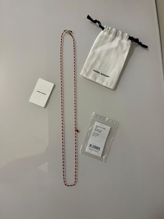 Collana Isabel Marant oro e rosso