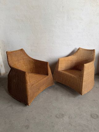 Sillones de mimbre 