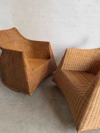Sillones de mimbre 