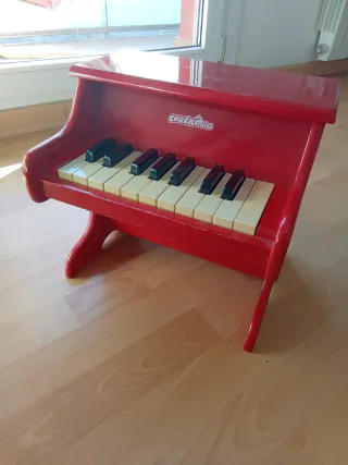 Piano Infantil Rojo EUREKAKIDS