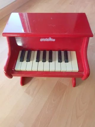 Piano Infantil Rojo EUREKAKIDS