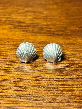 Pendientes Plata 925 Diseño Conchas