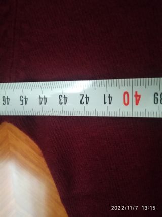 Chaqueta punto granate mujer XXL