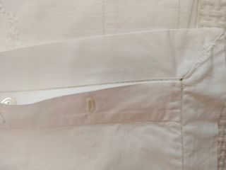 Lenzuola matrimoniali in lino vintage ricamato a m