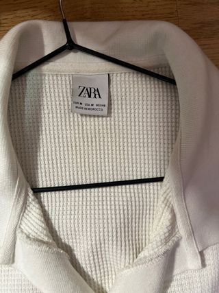 Camisa Zara botones manga corta