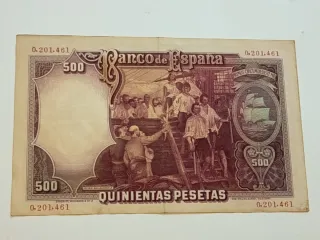 Billete 500 Pesetas Banco de España 1931
