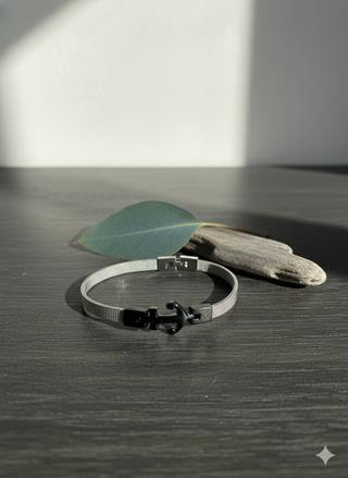 Bracciale Uomo Ancora Stile Nautico