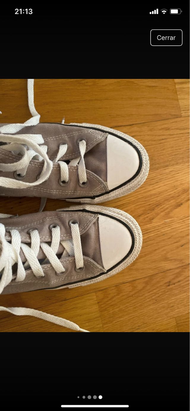 Converse Edición Limitada gris