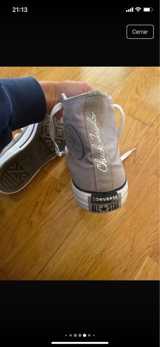 Converse Edición Limitada gris