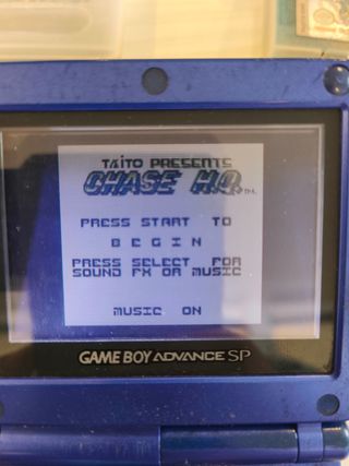 Chase H.Q. Game Boy Taito Nintendo DMG-HQ-ESP