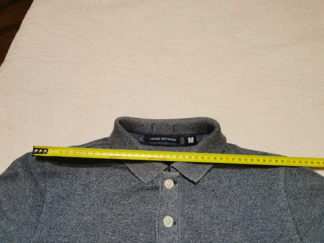 Polo Superdry talla M azul jaspeado