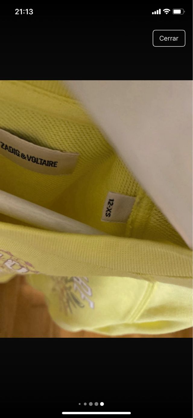 Sudadera Zadig & Voltaire Amarilla