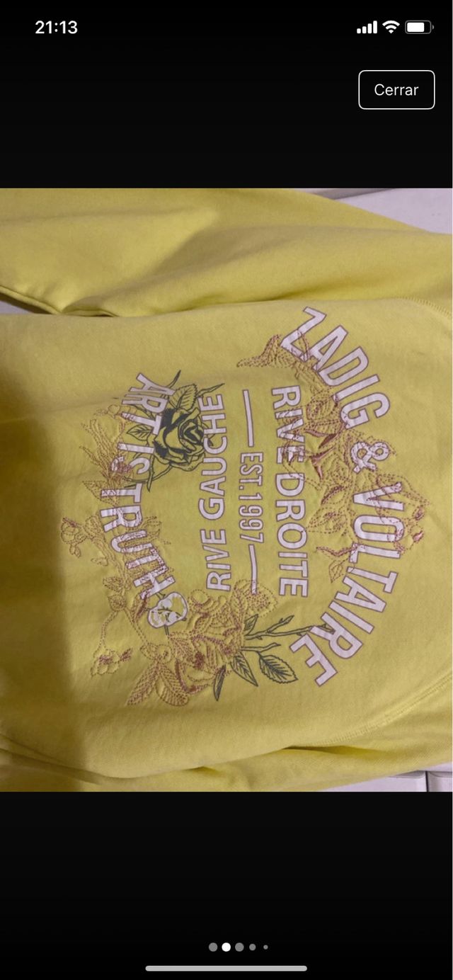 Sudadera Zadig & Voltaire Amarilla