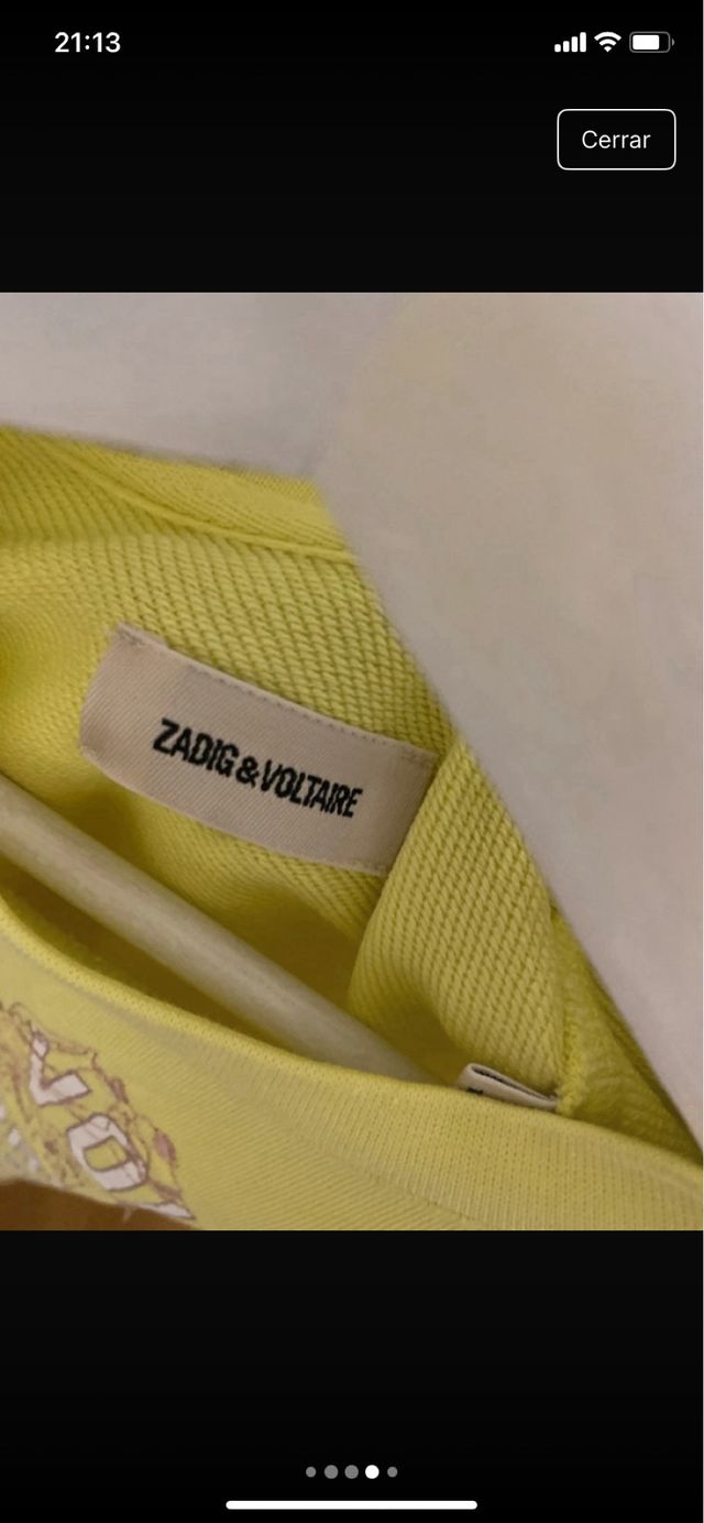 Sudadera Zadig & Voltaire Amarilla