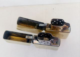 Set 5 Accendini Zippo Replica Vintage Solid Brass.