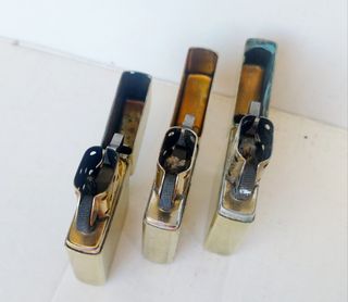 Set 5 Accendini Zippo Replica Vintage Solid Brass.