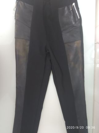 Leggings efecto cuero S/M