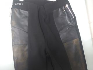 Leggings efecto cuero S/M