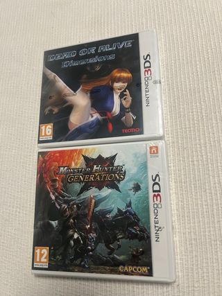 Pack Dead or Alive + Monster Hunter 3DS