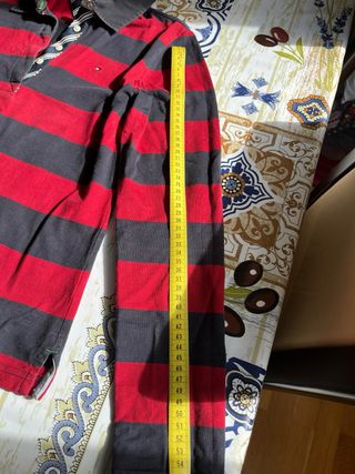 Polo manga larga rayas mujer Tommy Hilfiger