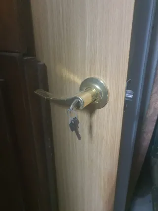 Puerta de habitación con manilla 82,5 x 203 cm