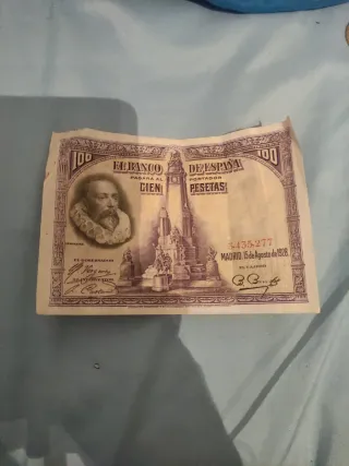 Billete 100 pesetas Banco de España 1928