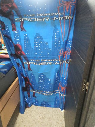 Funda Nórdica y Cortinas Spiderman Cama 90