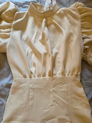 Vestido Coosy blanco roto nuevo