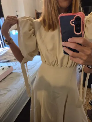Vestido Coosy blanco roto nuevo