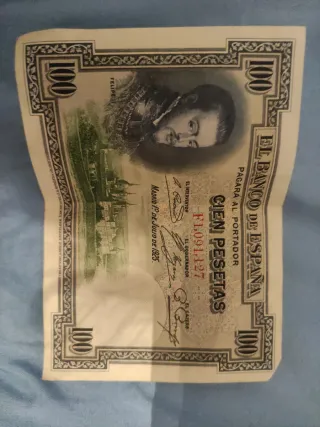 Billete 100 pesetas Banco de España 1925