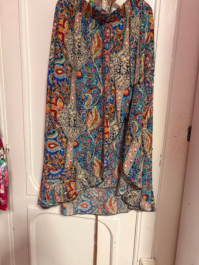 Falda larga estampada verano