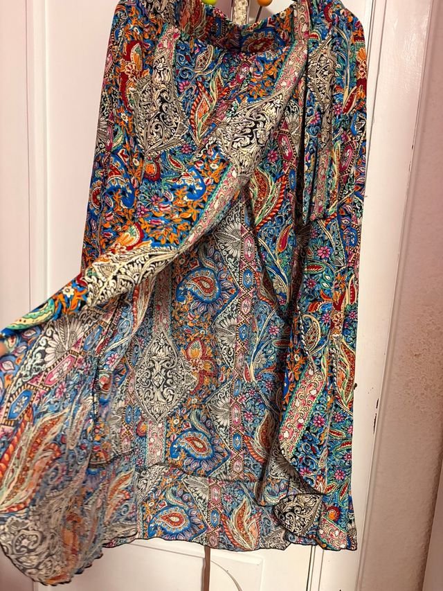 Falda larga estampada verano