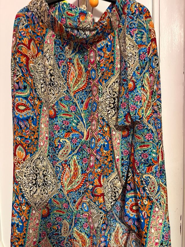 Falda larga estampada verano