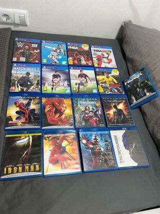 PS4 Juegos y Películas Blu-ray