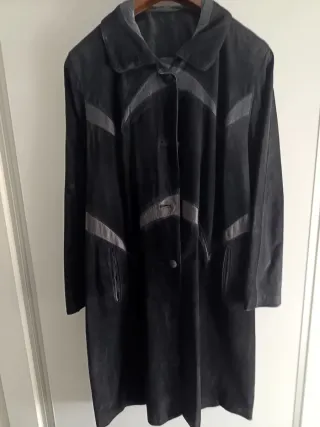 Abrigo Ante Vintage Talla XL