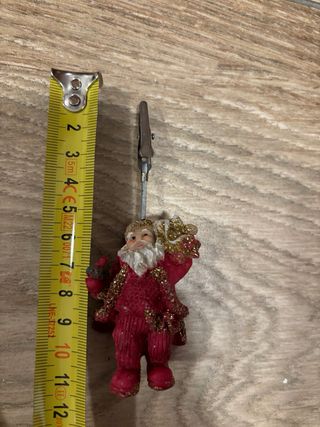 Portafoto Babbo Natale Rosso Glitter