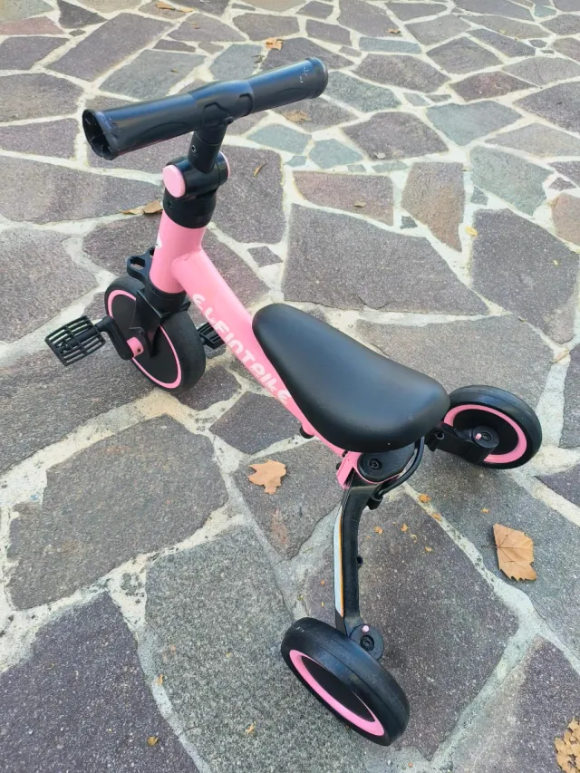 Triciclo 2-in-1 Bike Rosa