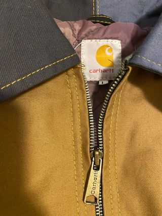 Chaqueta Carhartt Color Block Azul y Marrón