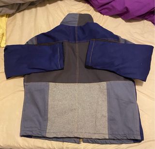 Chaqueta Carhartt Color Block Azul y Marrón